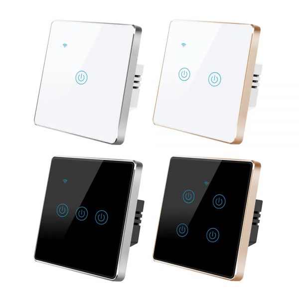 wifi metal bezel smart switch 1-4gang