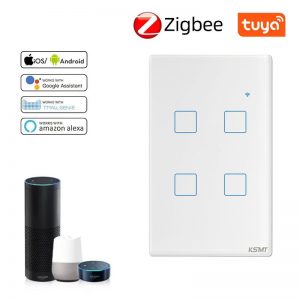 US Zigbee Smart Switch 4gang