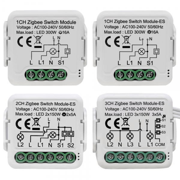 Zigbee 16A Smart Switch Module with With Energy Monitor - Image 3