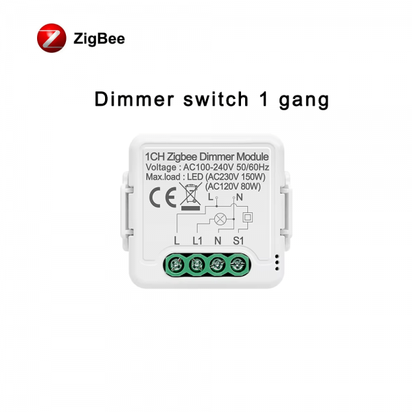 Zigbee 1/2Gang Dimmer Smart Switch Module - Image 2