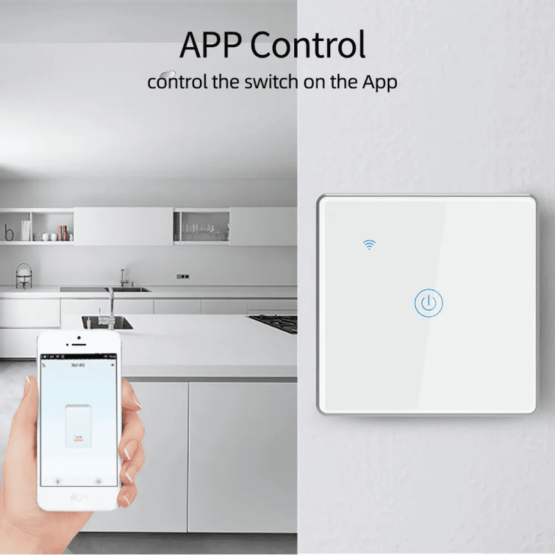 wifi metal bezel smart switch 1gang