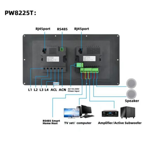 Tuya 8 Inches Smart Home Zigbee Gateway Smart Control Panel - Image 3