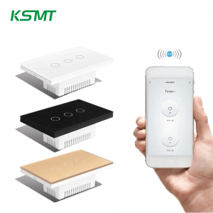 US RF WIFI 3gang smart switch