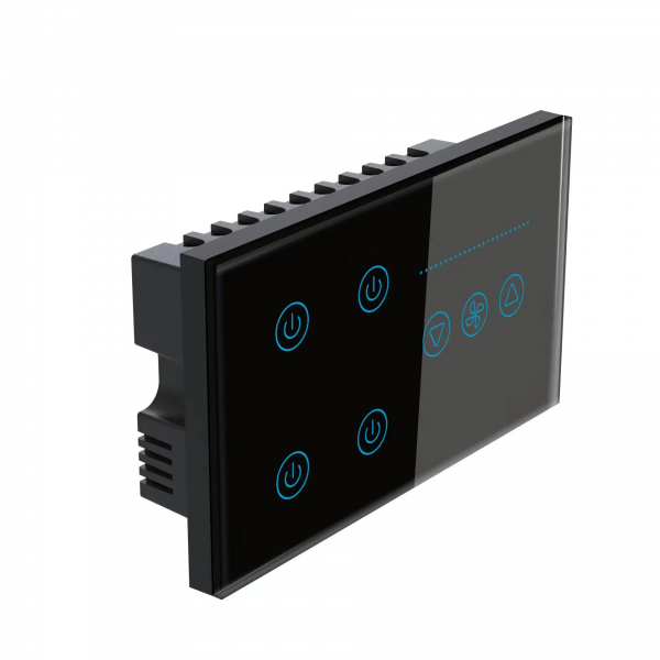 4gang light and fan wifi smart touch switch - Image 3