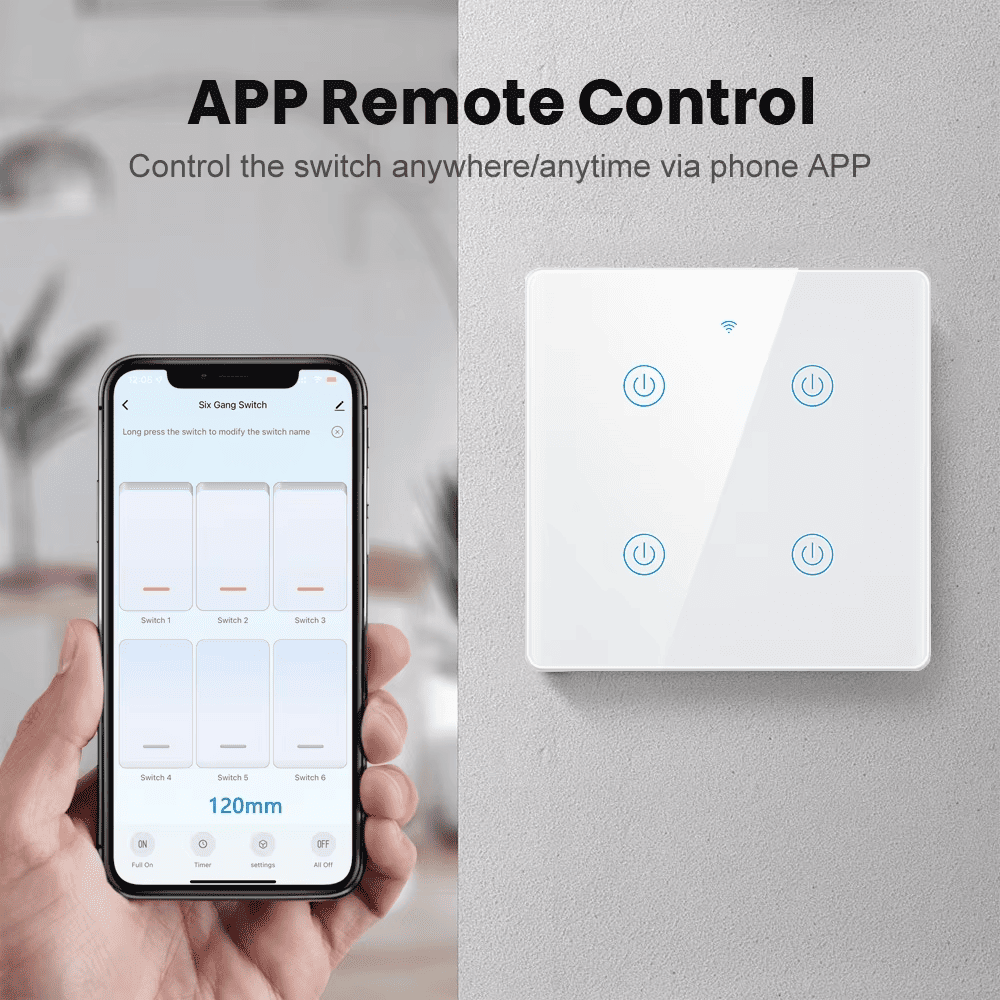 4x4 Brazil WIFI smart switch