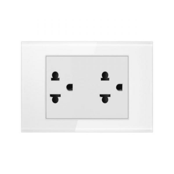 glass panel thailand double 3 pole socket - Image 2