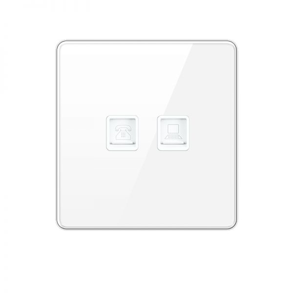 Tempered Glass TEL&Computer Socket