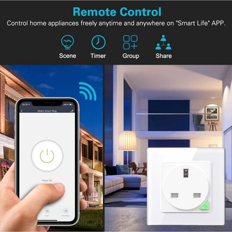 WIFI UK WALL SOCKET 