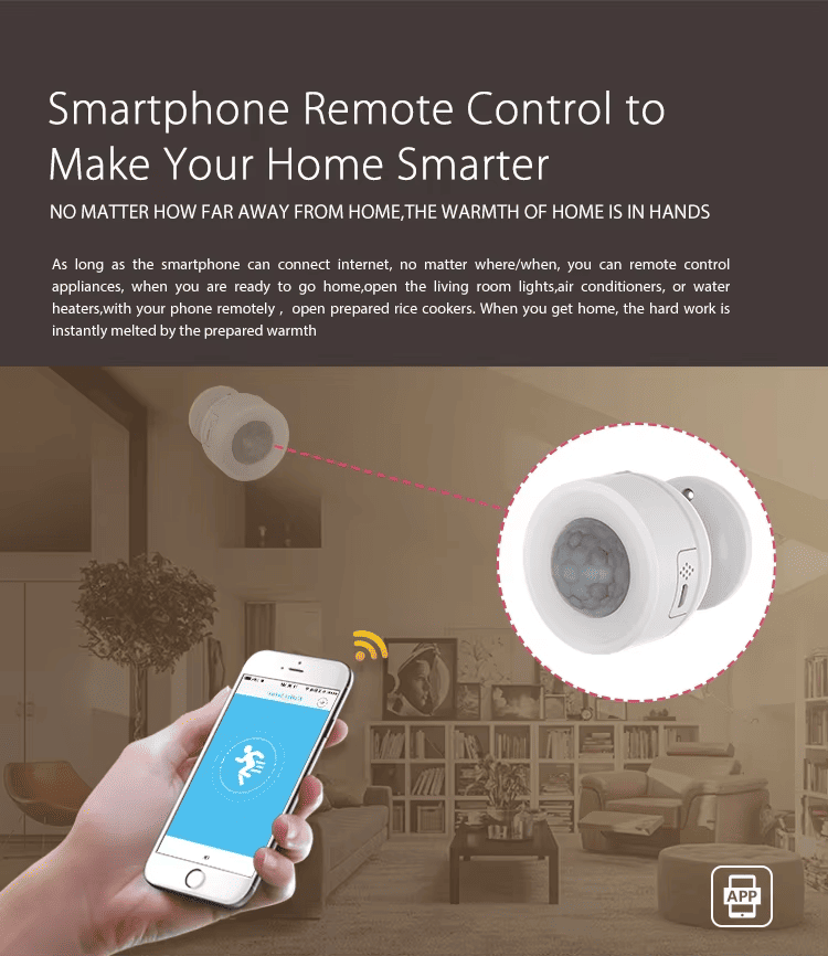 WIFI PIR detector with USB Power