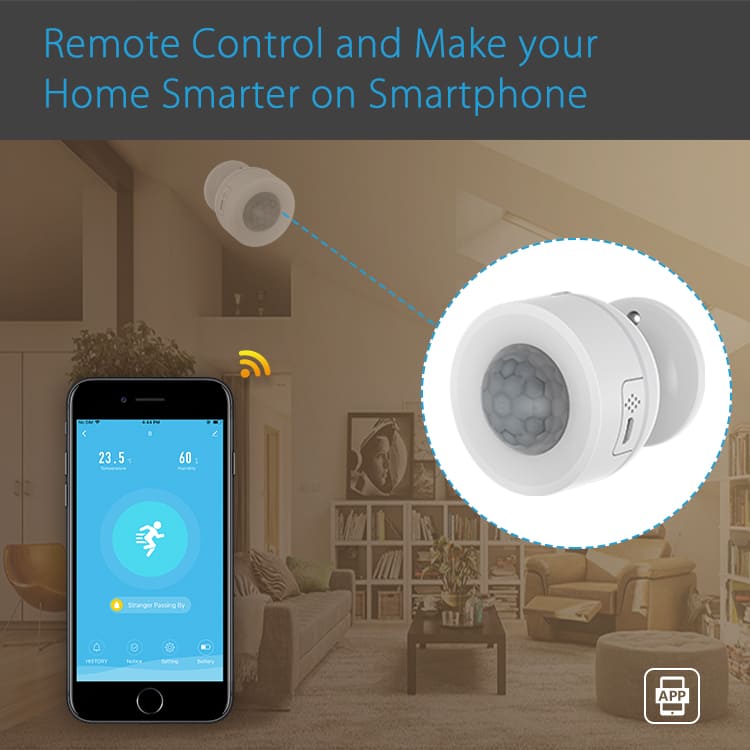 WIFI PIR detector with USB Power