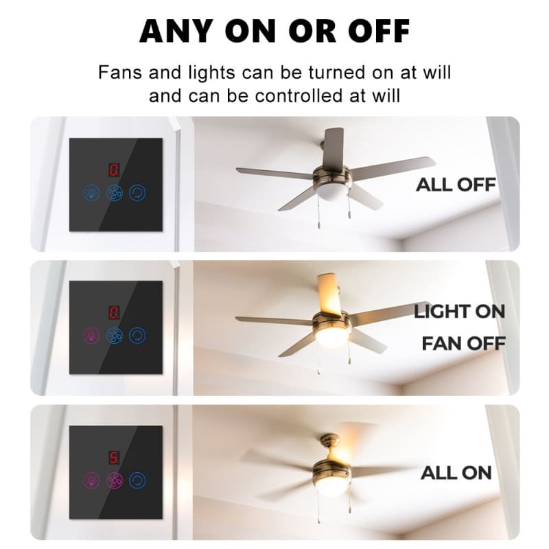 eu fan light switch