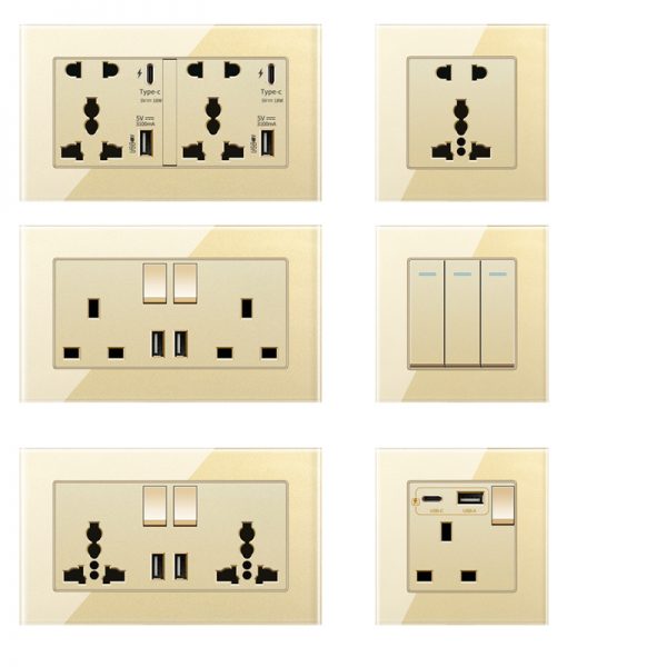 2gang 1way glass plate switch - Image 4