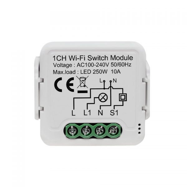 10A WIFI 1/2/3/4gang Smart Switch Module - Image 2