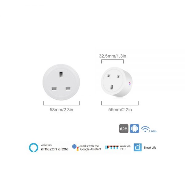 WIFI smart plug 16A UK portable Socket - Image 2