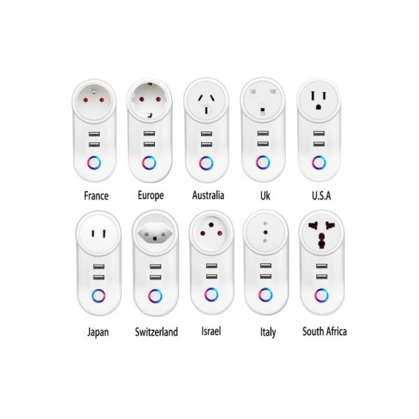 WIFI Portable Socket with 2USB Ports