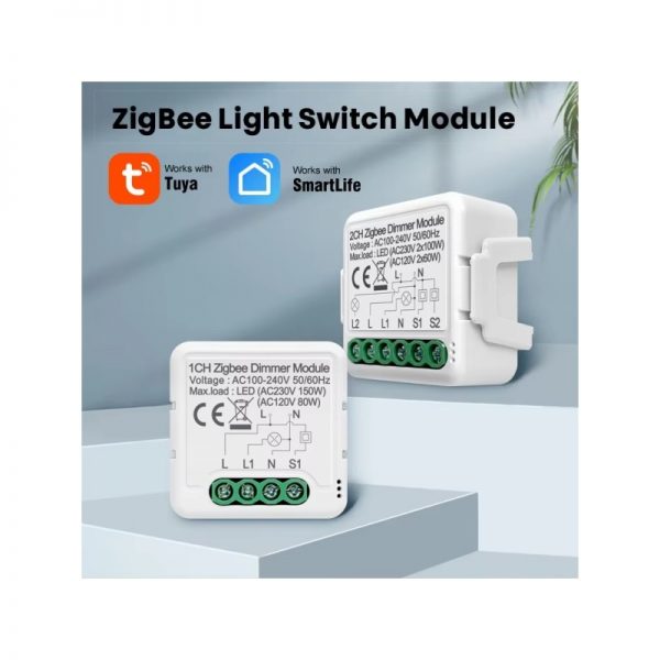 Zigbee 1/2Gang Dimmer Smart Switch Module