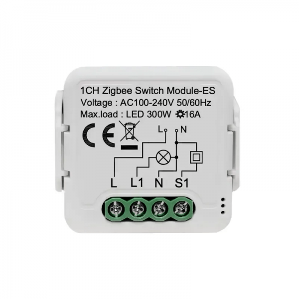 Zigbee 16A Smart Switch Module with With Energy Monitor - Image 2