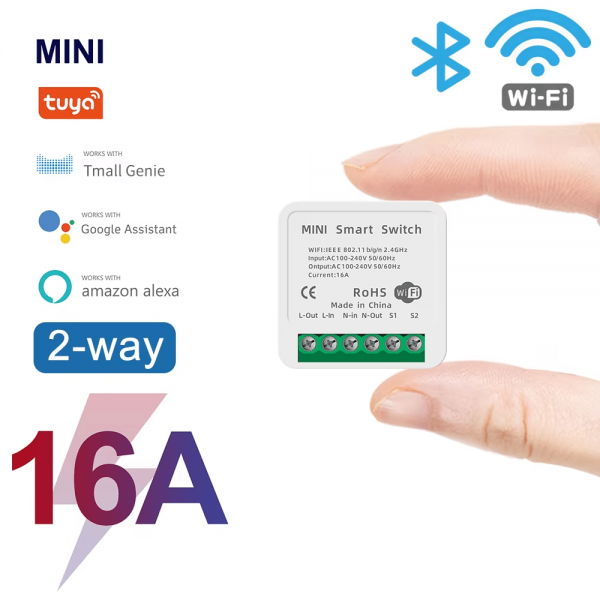 DIY Mini WiFi Smart 2Way Control Switch Module