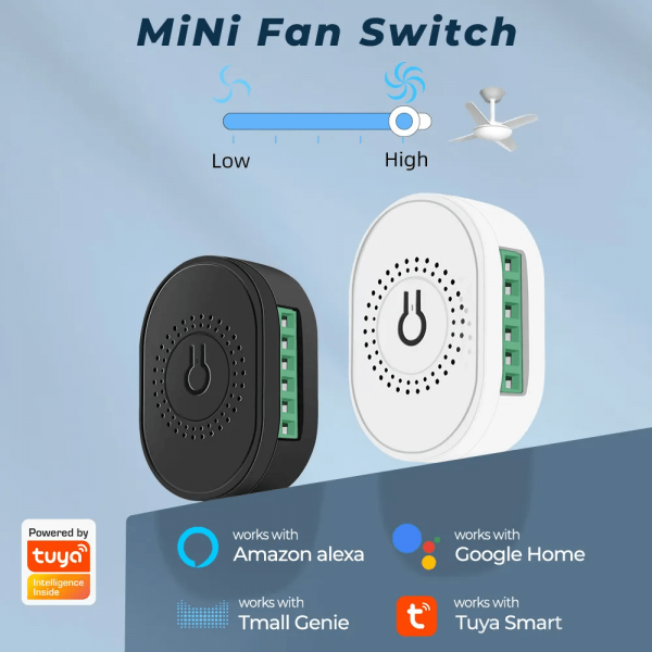 Tuya WIFI DIY Mini Fan Switch Module - Image 2