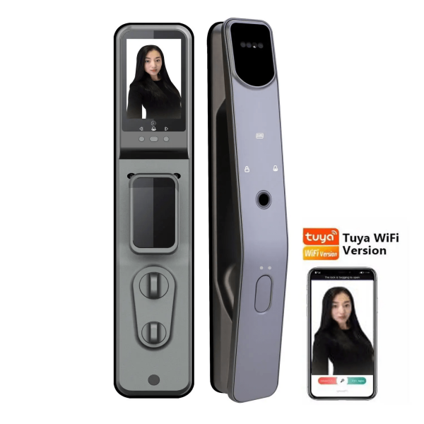 Fully Automatic TUYA Smart Door Lock  with Camera