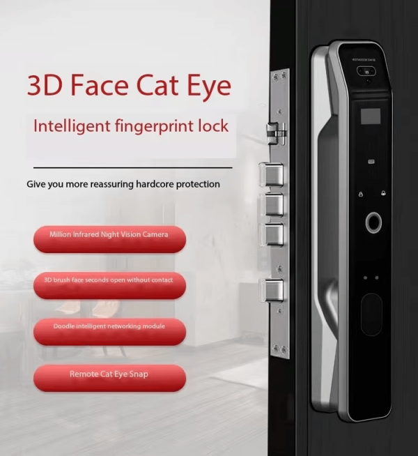 3D Face Full Automatic Recognition Fingerprint lock - Image 2