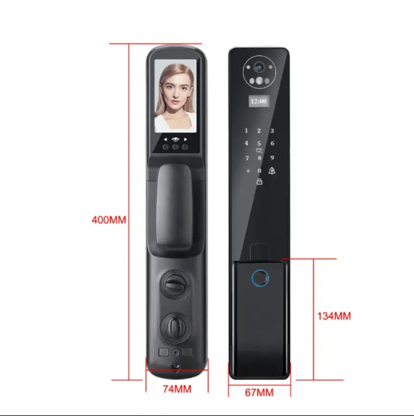 Tuya Smart Home Lock 3D Face Visual Fingerprint Recognition Door Lock - Image 2