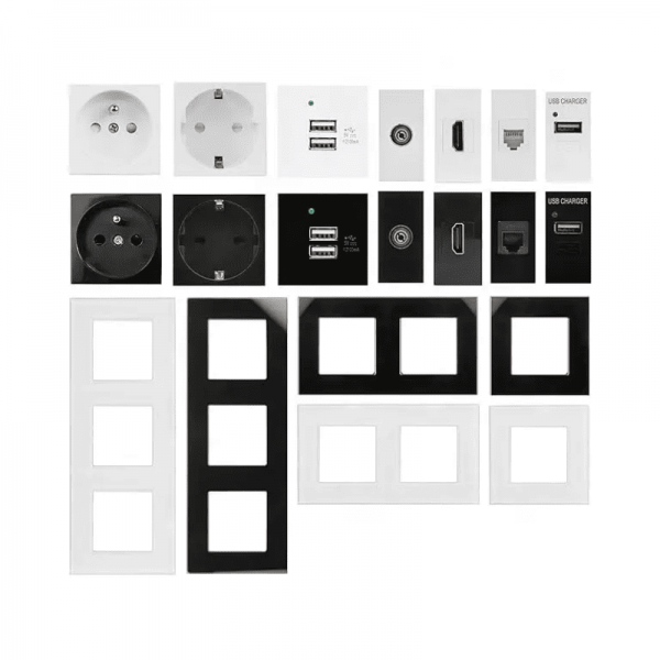 86mm DIY Smart Touch Switch &Wall Socket