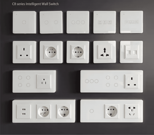 DIY 80mm WIFI ZIGBEE Smart Touch Switch&Wall Socket - Image 3