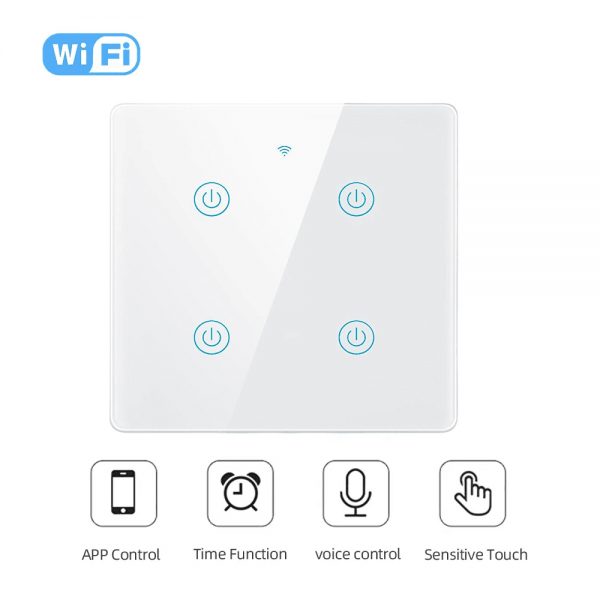 4gang brazil wifi switch