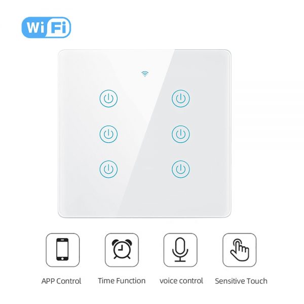 6gang brazil wifi switch