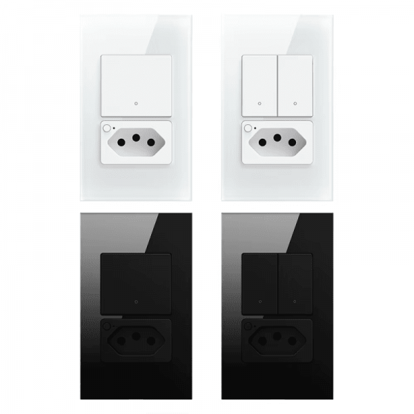 WIFI Smart 1/2gang Brazil Standard Wall Socket and Switch - Image 2