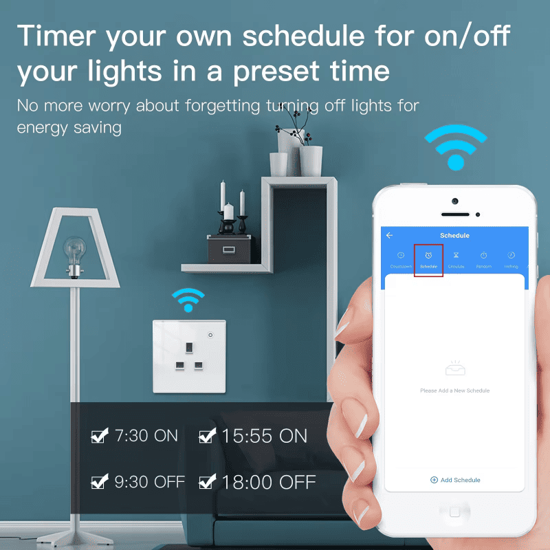 uk wifi smart wall socket