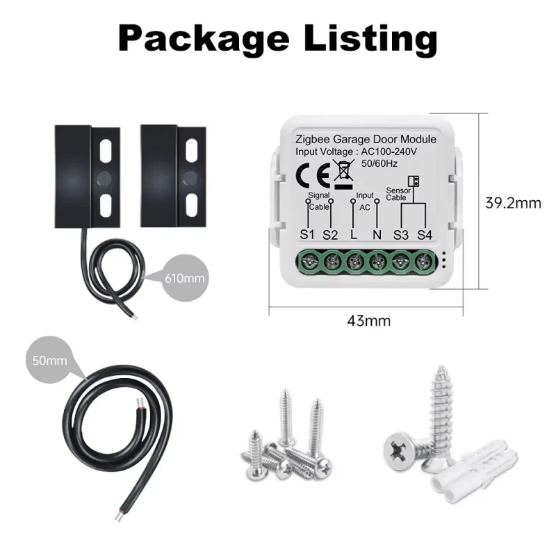 zigbee garage door module