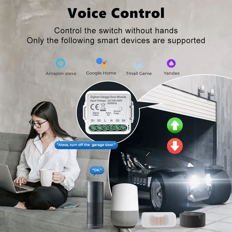 zigbee garage door module