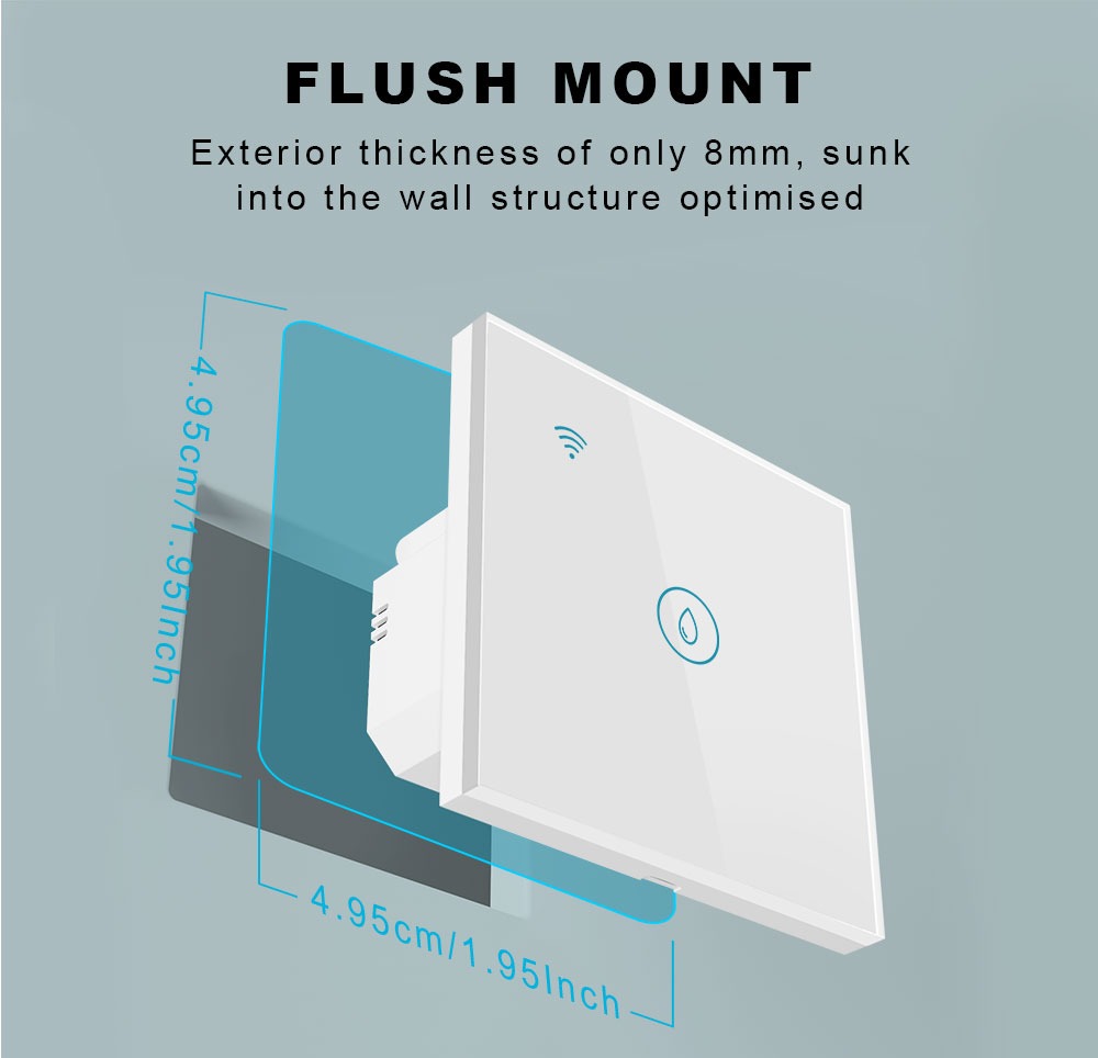 5000W water heater switch with power metering